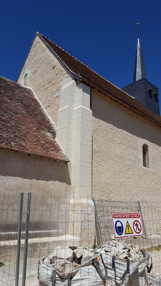 Eglise de Oisly après travaux