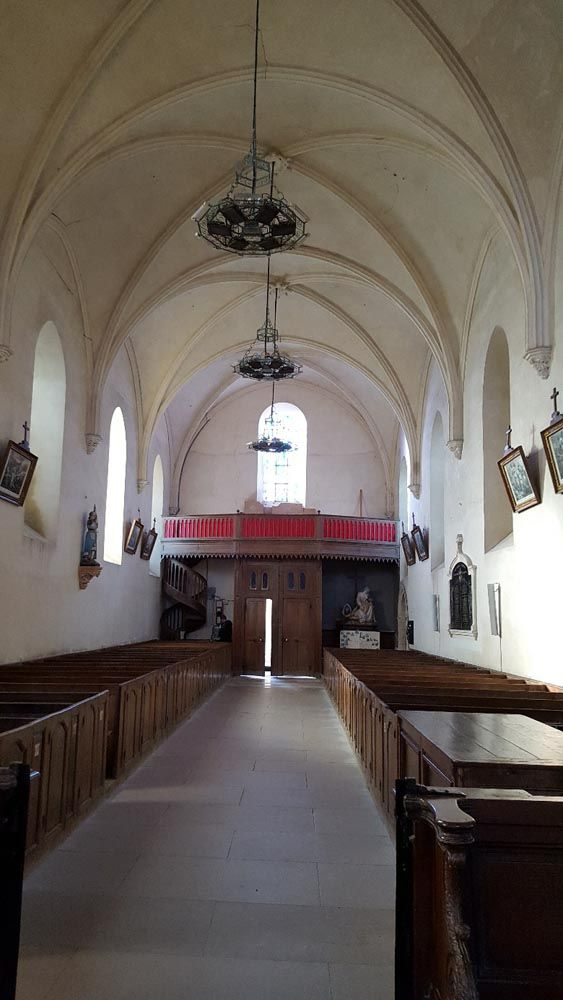 Intérieur de chapelle rénové