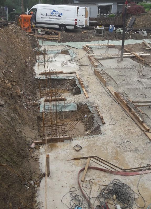 Blick auf eine Baustelle