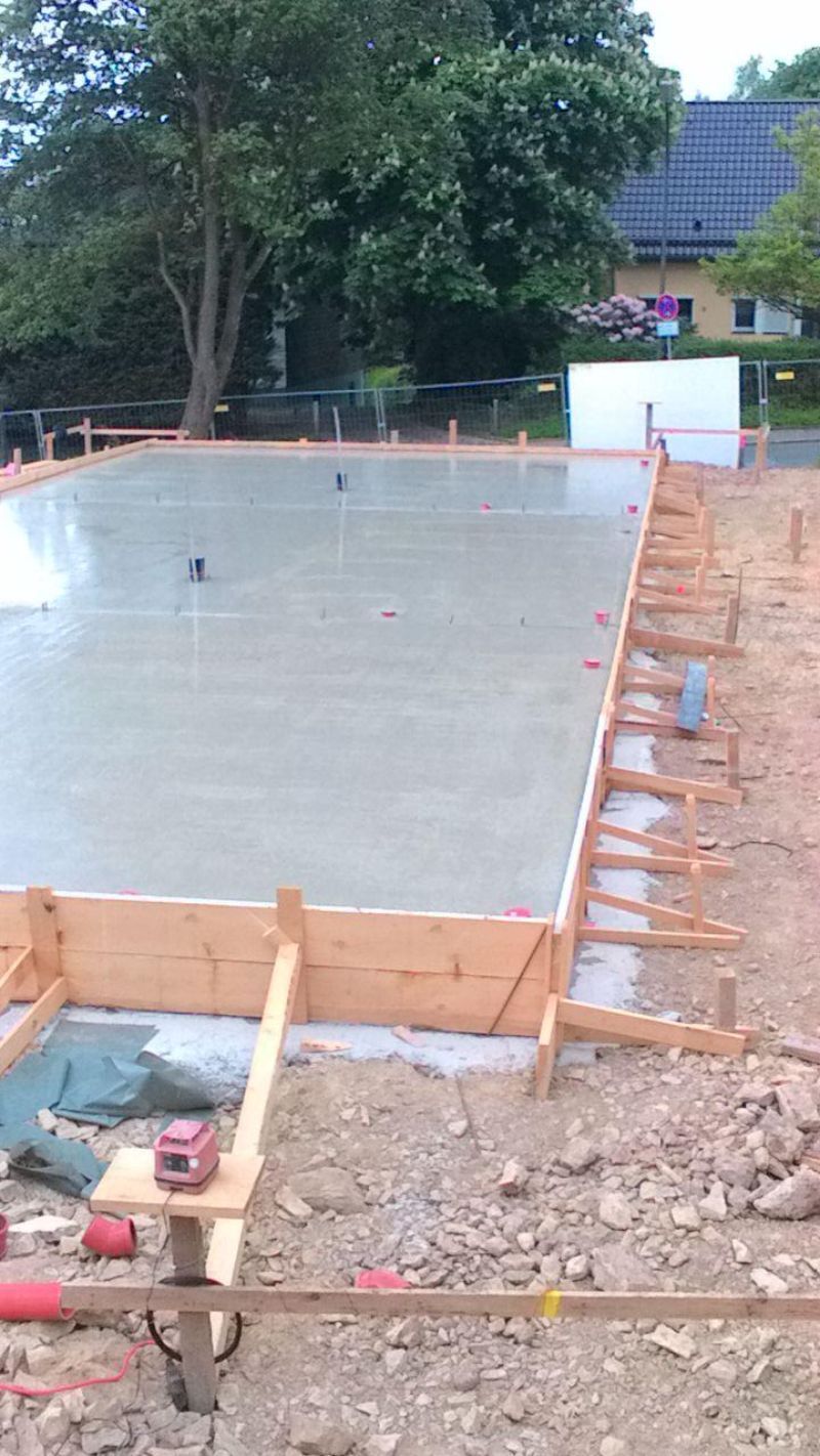 gegossenes Fundament