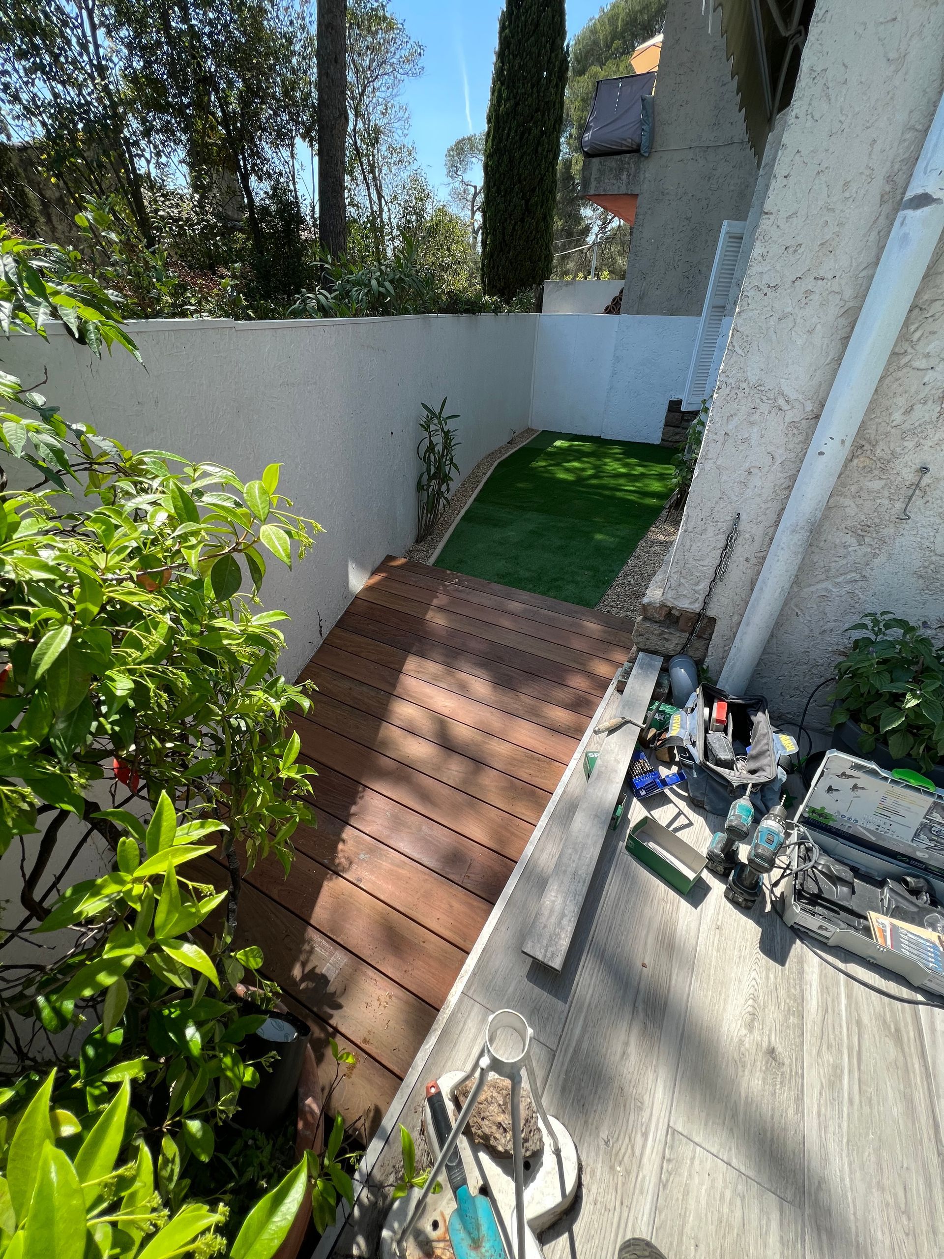 Une terrasse en bois