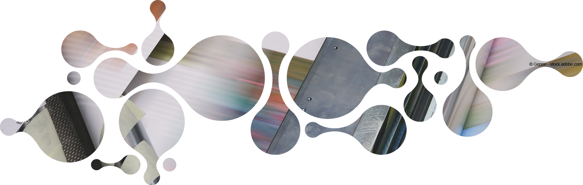 Illustration von Farbkleksen Illustration von Farbkleksen