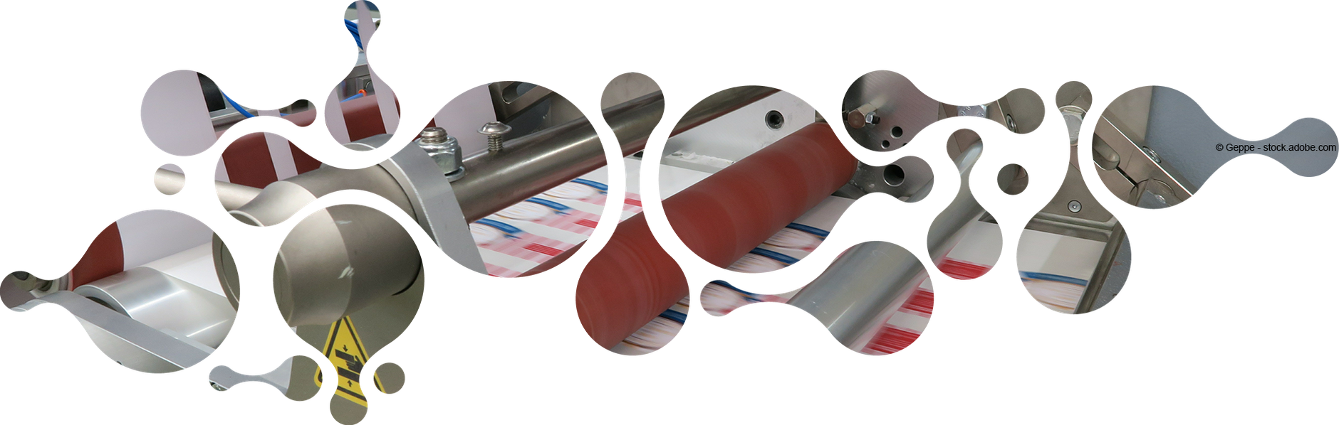 Illustration von Farbkleksen