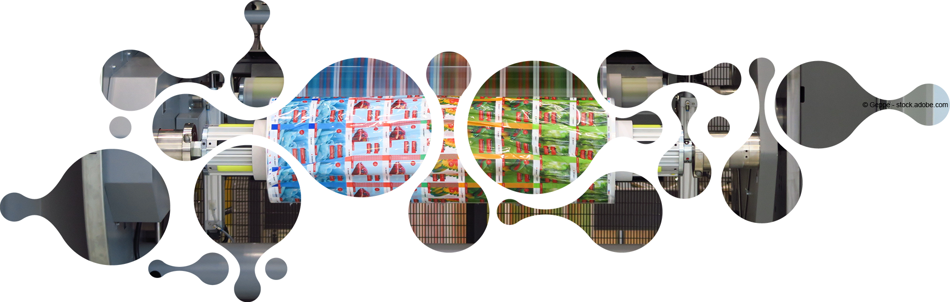 Illustration von Farbkleksen Illustration von Farbkleksen