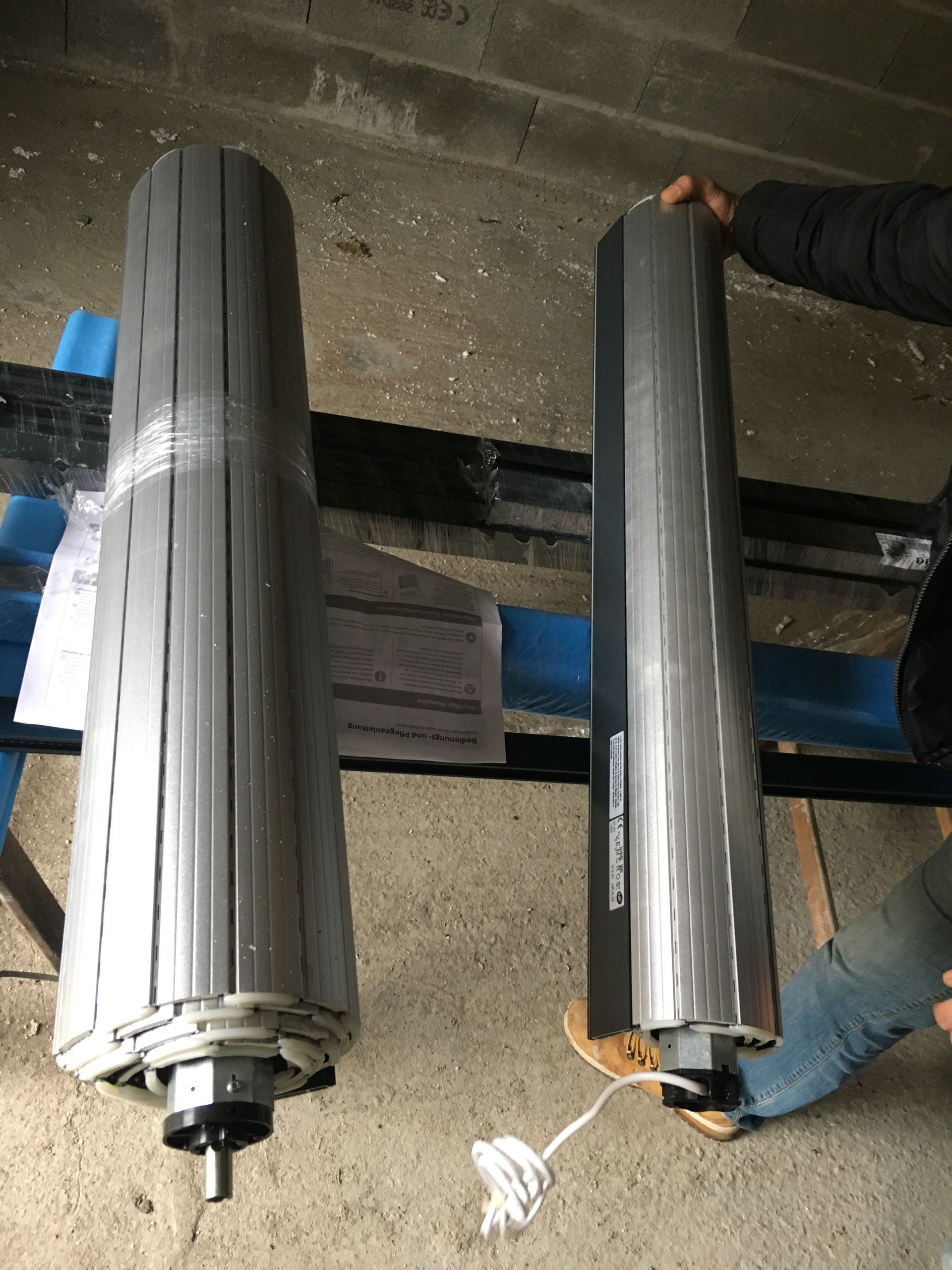 Volets roulants à installer.