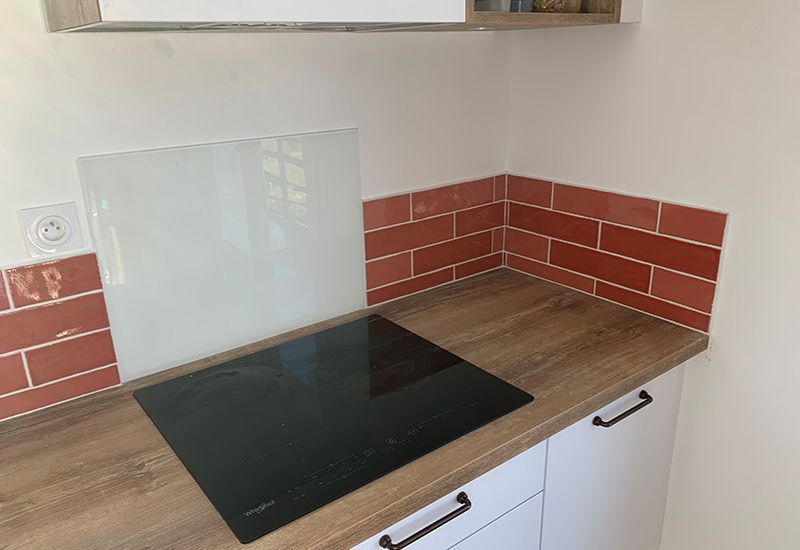 Crédence en verre pour cuisine