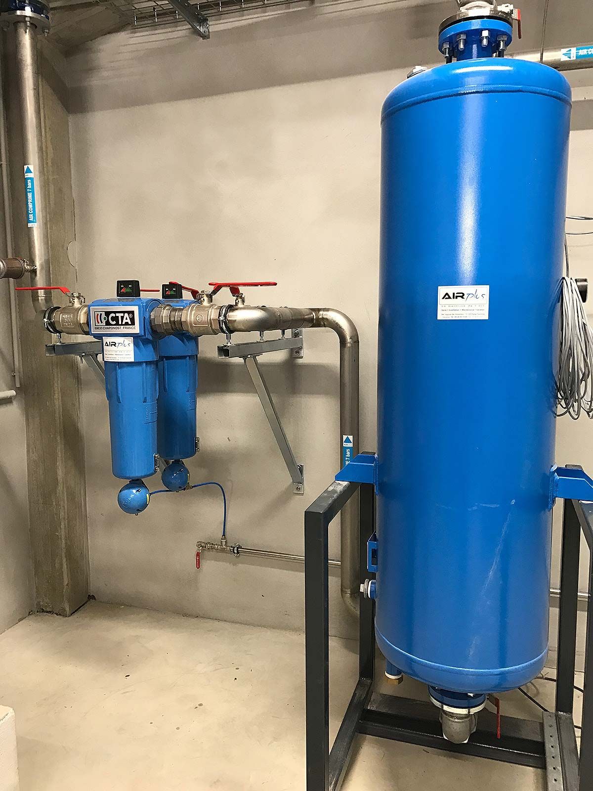 Réalisation d’un by-pass avec deux sécheurs identiques