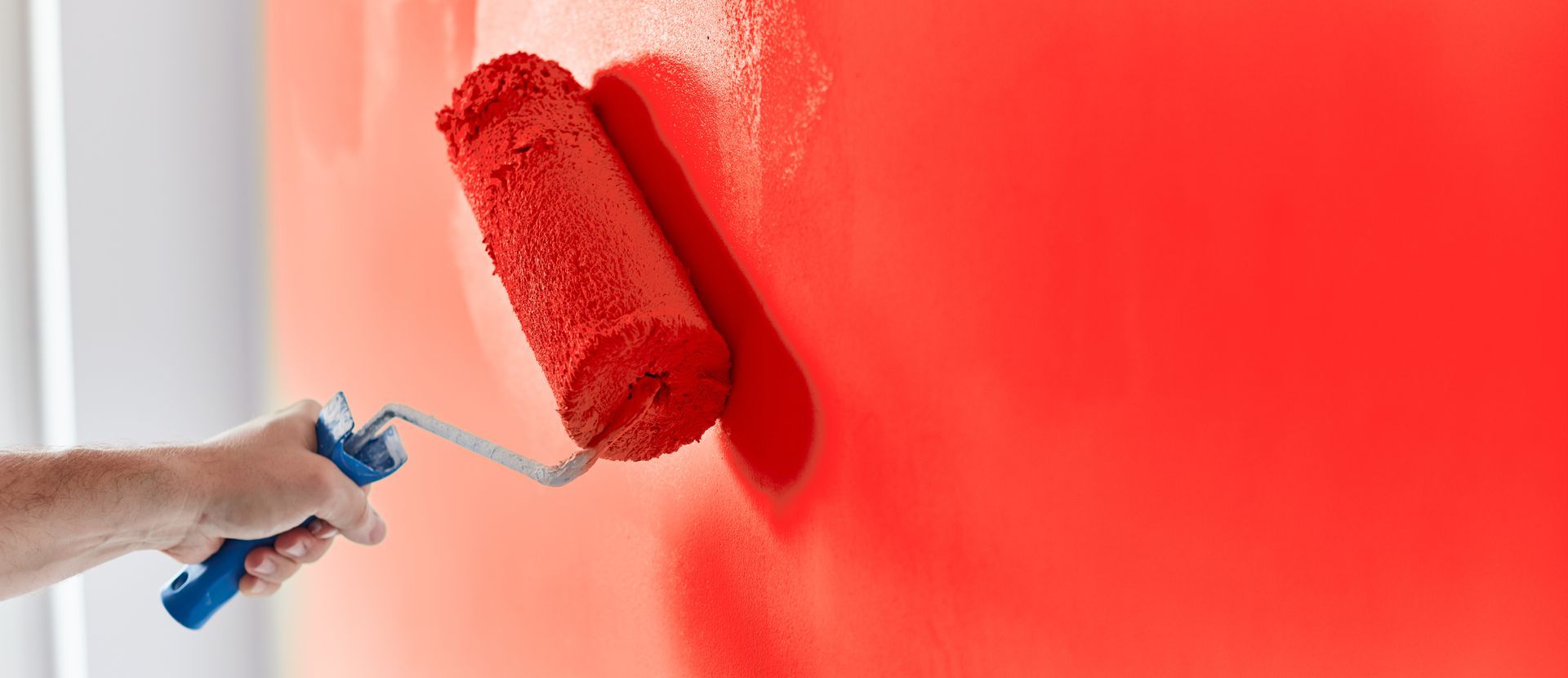 Des travaux de peinture intérieur rouge