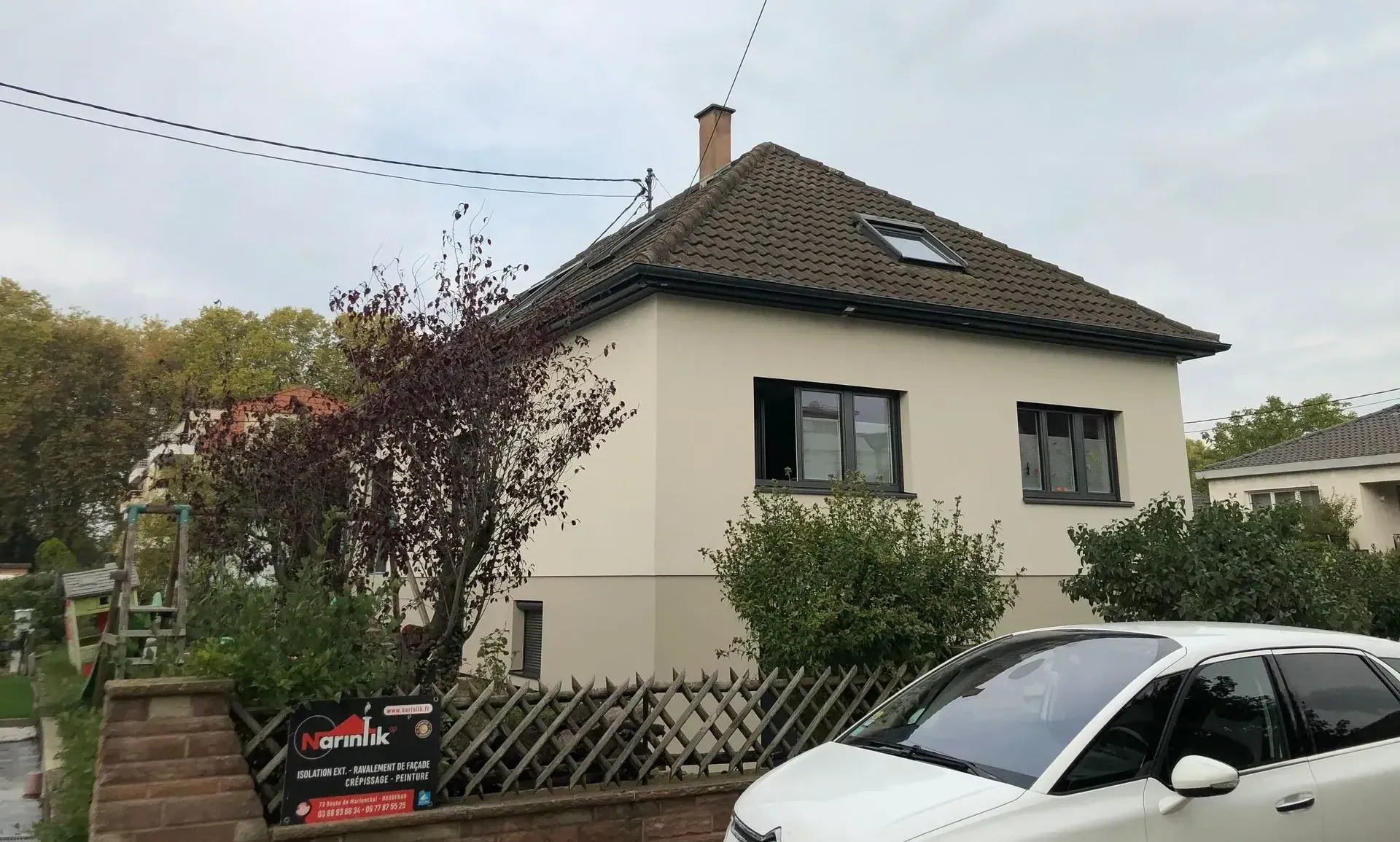 Après une isolation thermique