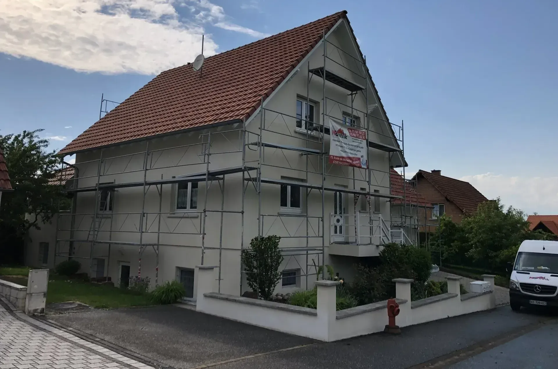 Avant la rénovation d'une maison