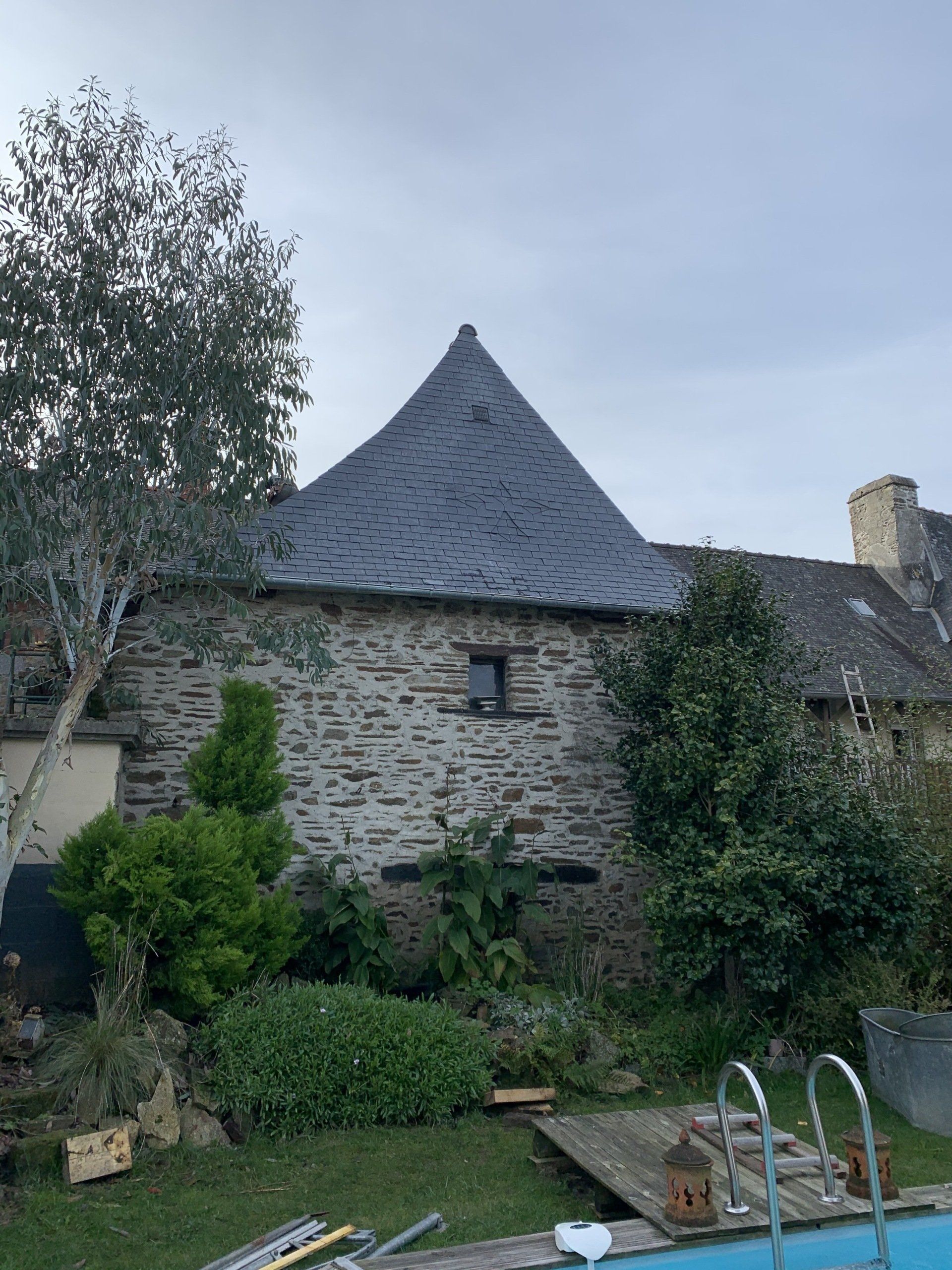 Motif sur une couverture de toit