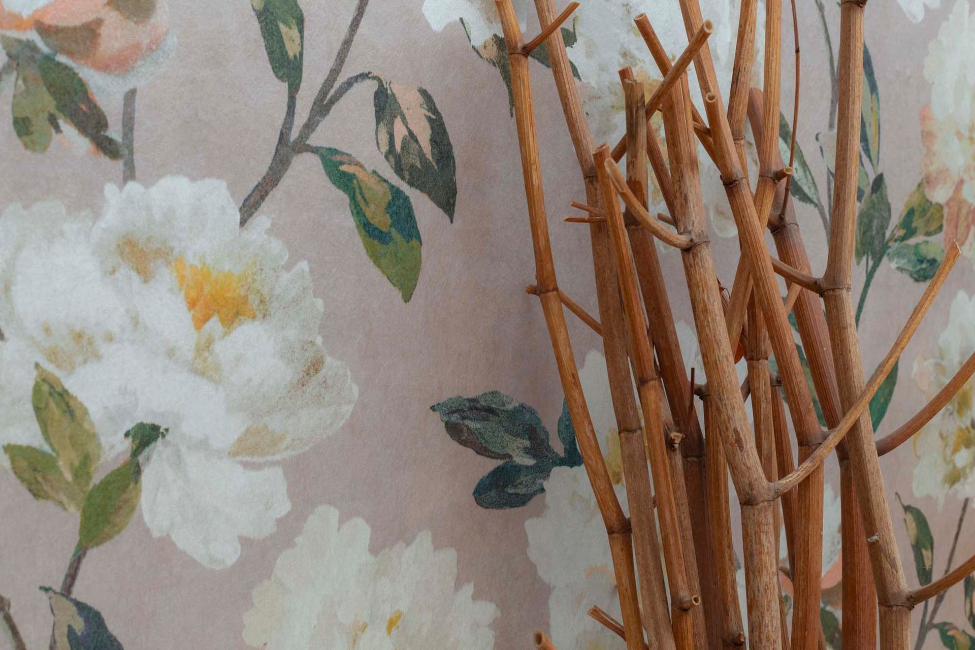 Katja Herzog Wohnen & Leben- Impressionen Motivtapete Blumen