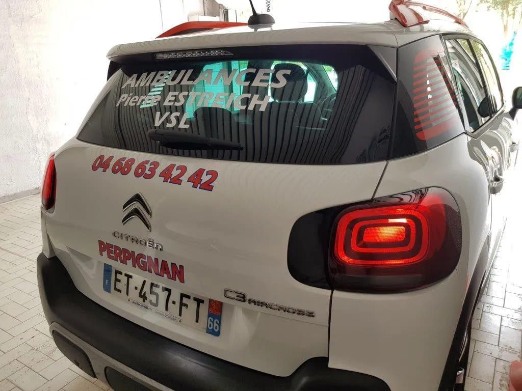 Vue arrière d'un VSL