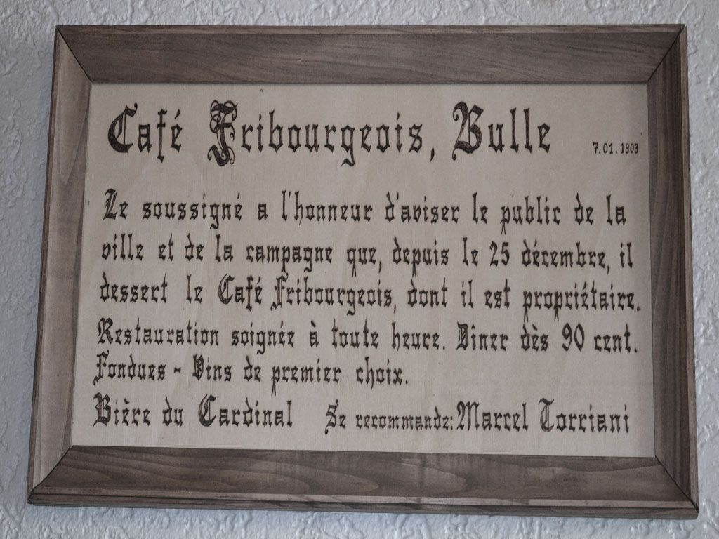 Café-Restaurant - Au Fribourgeois - Bulle