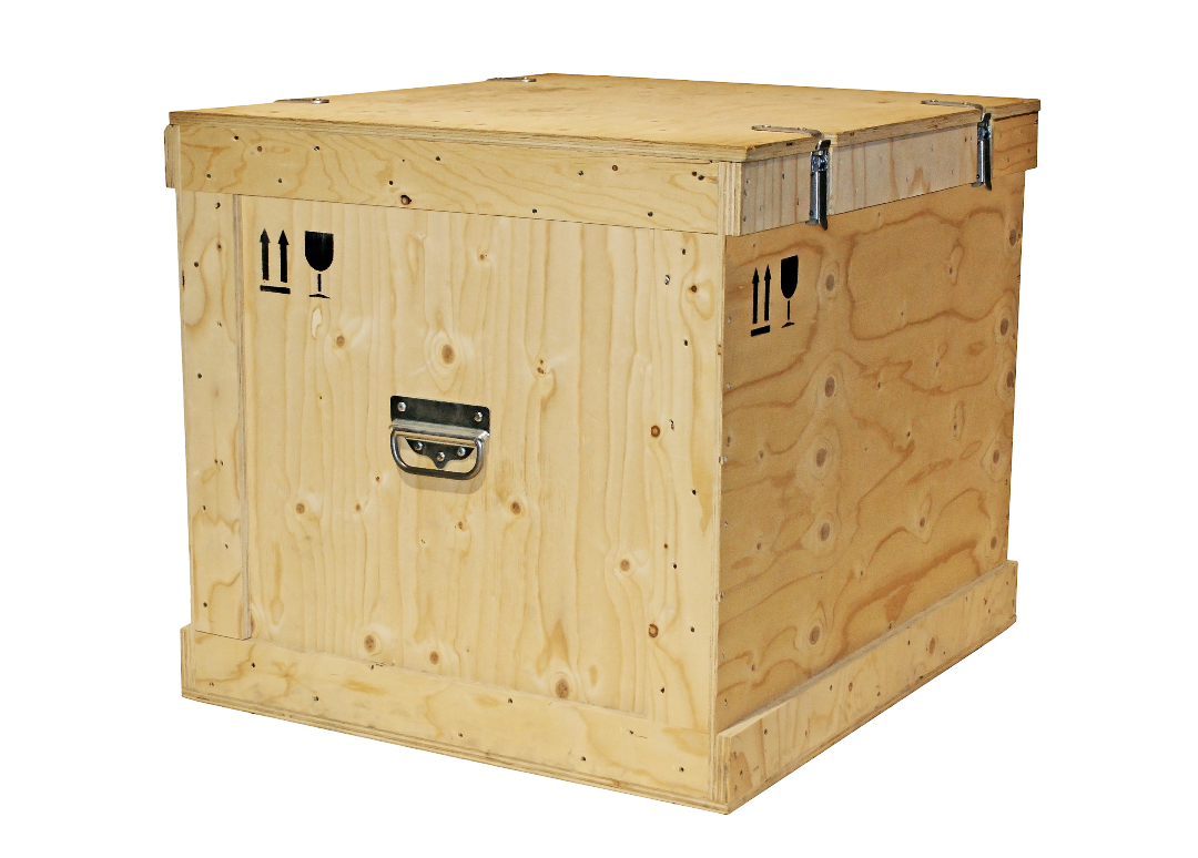 Une caisse en bois