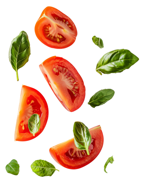 Tomates et basilic