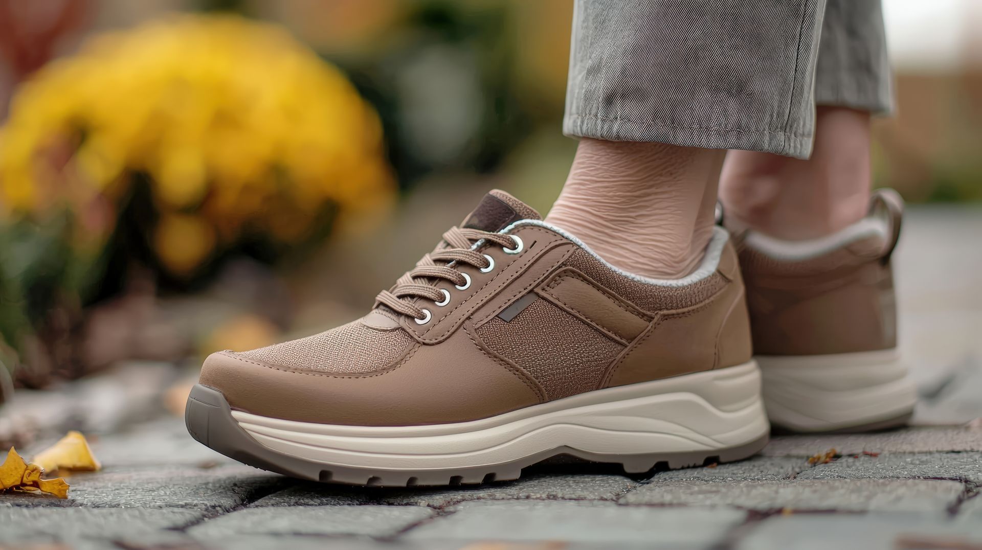 Des orthèses médicales présentées sur des mannequins : supports pour les genoux et le torse dans un environnement de magasin.