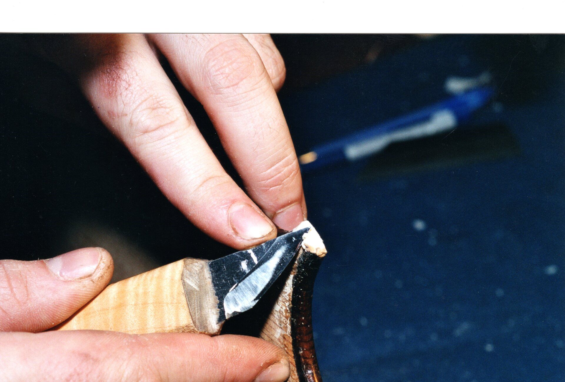 Restauration - Taille de coin