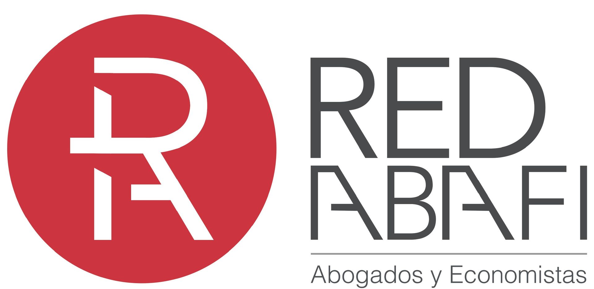 Logotipo de Red Abafi: un círculo rojo con una 