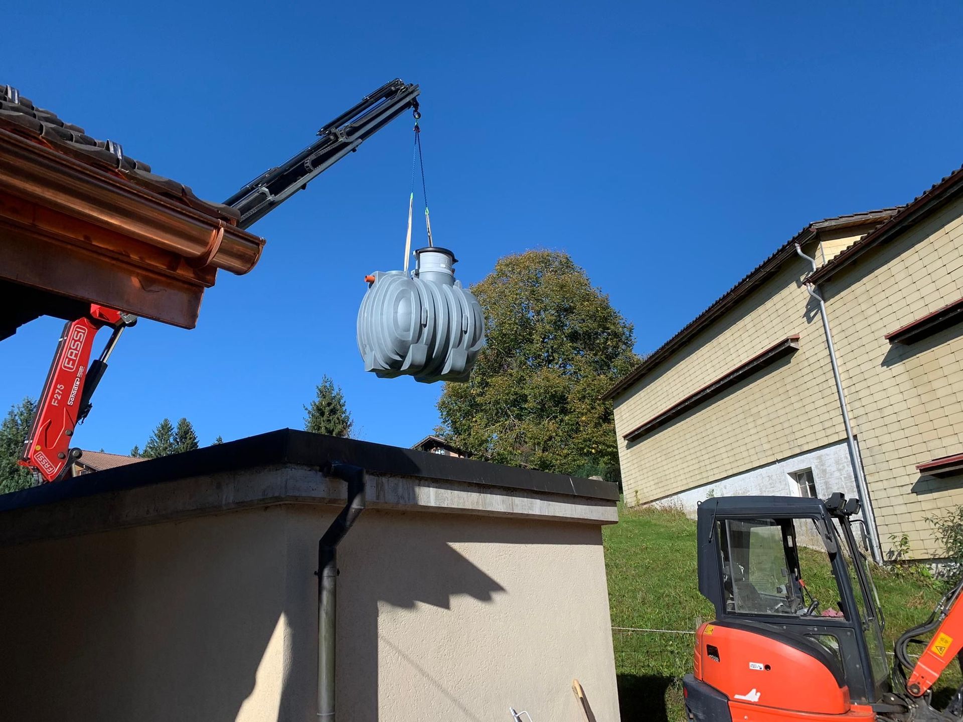 Kranarbeiten | Bauarbeiten & Umgebungsgestaltung | A. Grob Baugeschäft AG | Wattwil