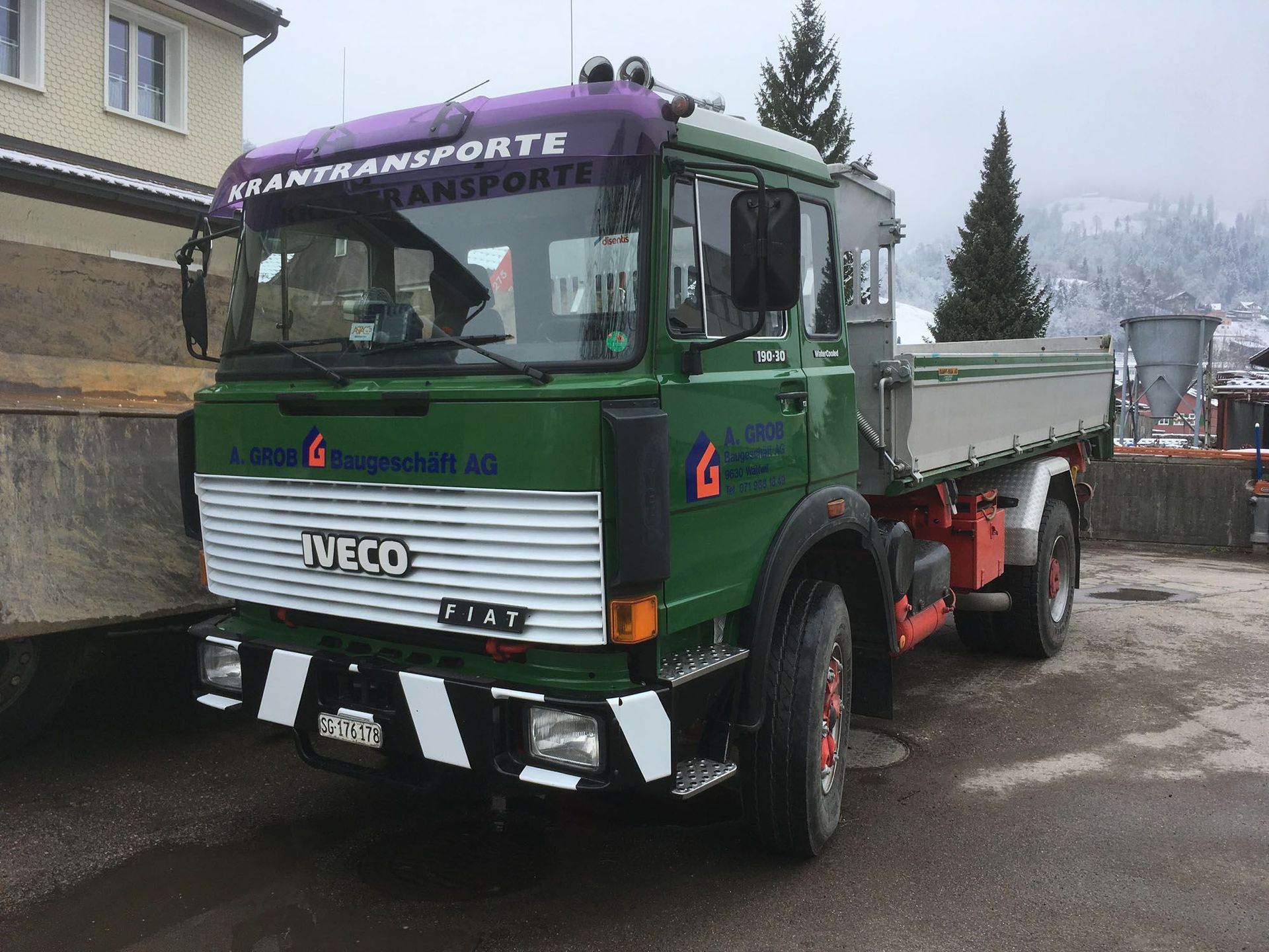 Transport | Bauarbeiten & Umgebungsgestaltung | A. Grob Baugeschäft AG | Wattwil