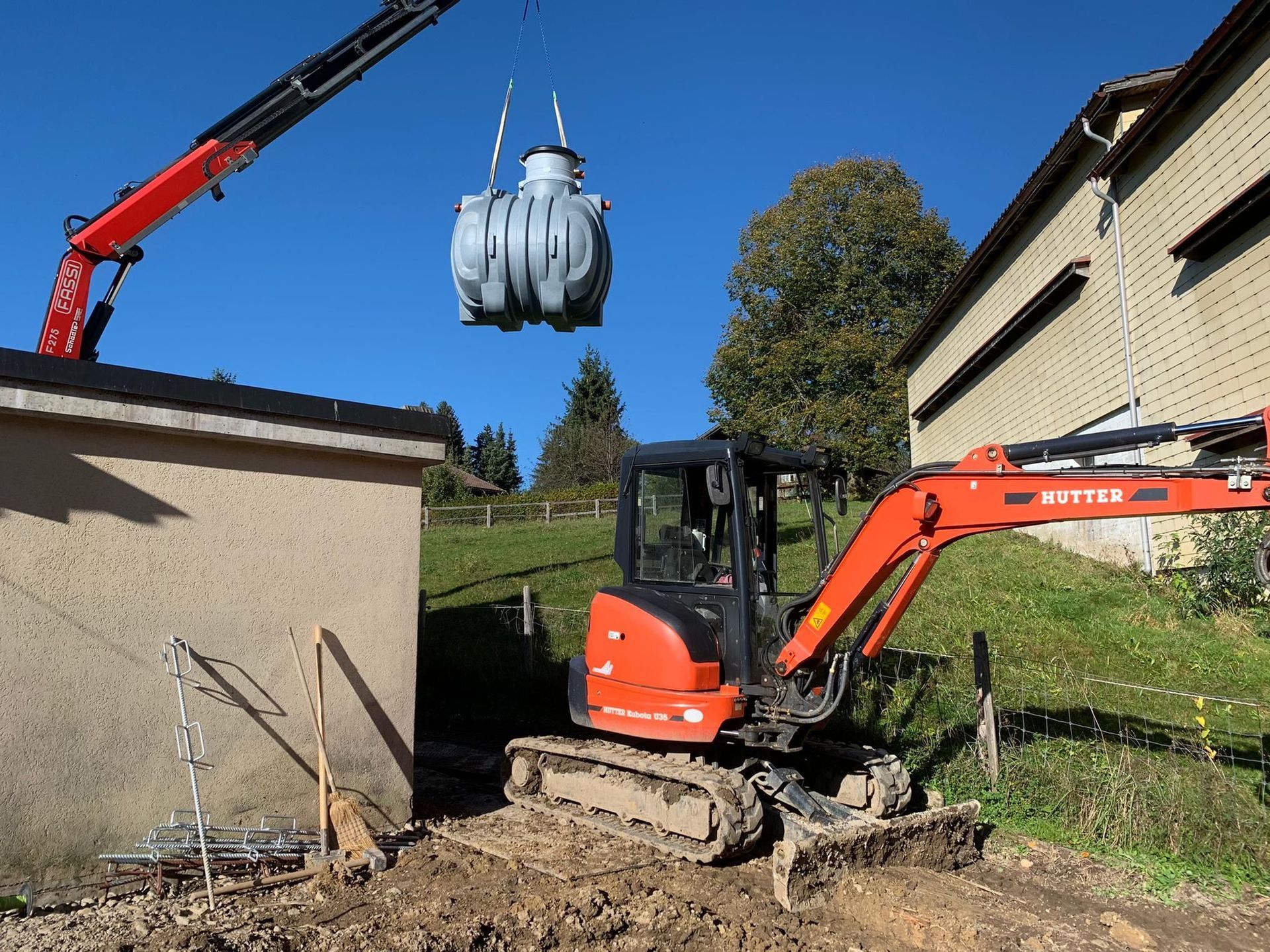 Greifarbeiten | Bauarbeiten & Umgebungsgestaltung | A. Grob Baugeschäft AG | Wattwil