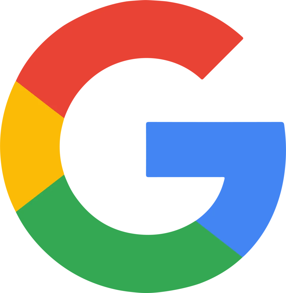 El logotipo de Google es un círculo de colores del arco iris con la letra g en el medio.