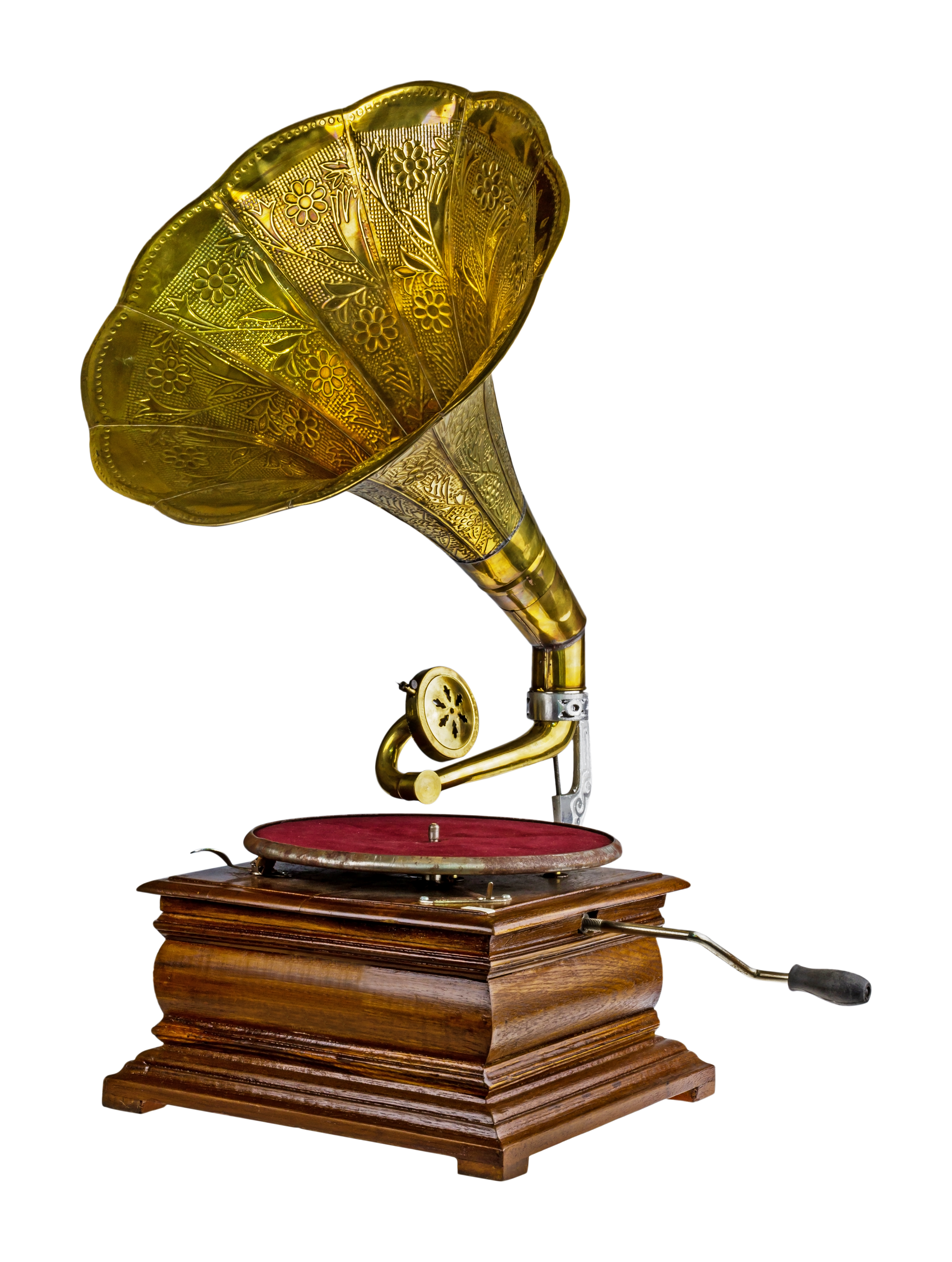 Gramophone doré