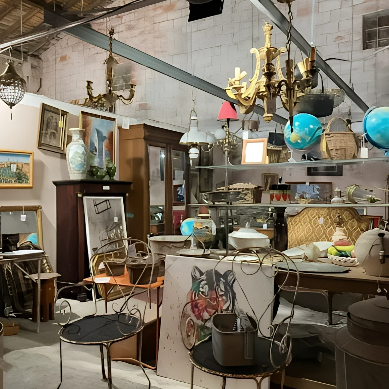 Intérieur de la boutique