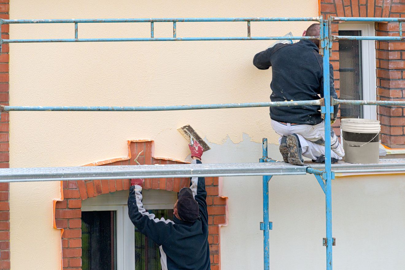 Ravalement de façade par des professionnels 