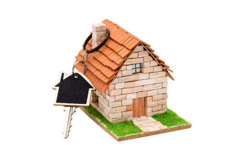 Modellhaus mit Schlüssel