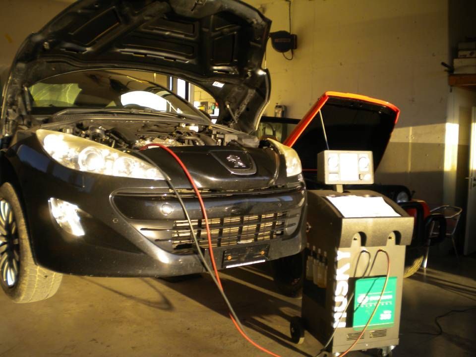 Auto in der Garage Melchior Koller