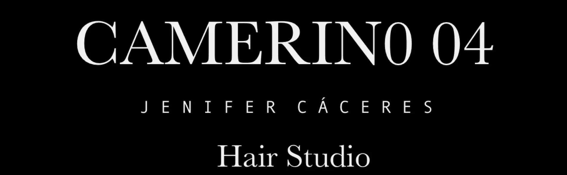 Fondo negro con texto blanco: 