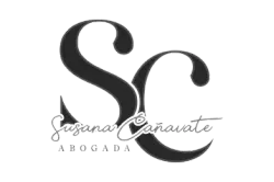 Logotipo con monograma &ldquo;SC&rdquo; en negro con &ldquo;Susana Ca&ntilde;avate Abogada&rdquo; en letra cursiva.