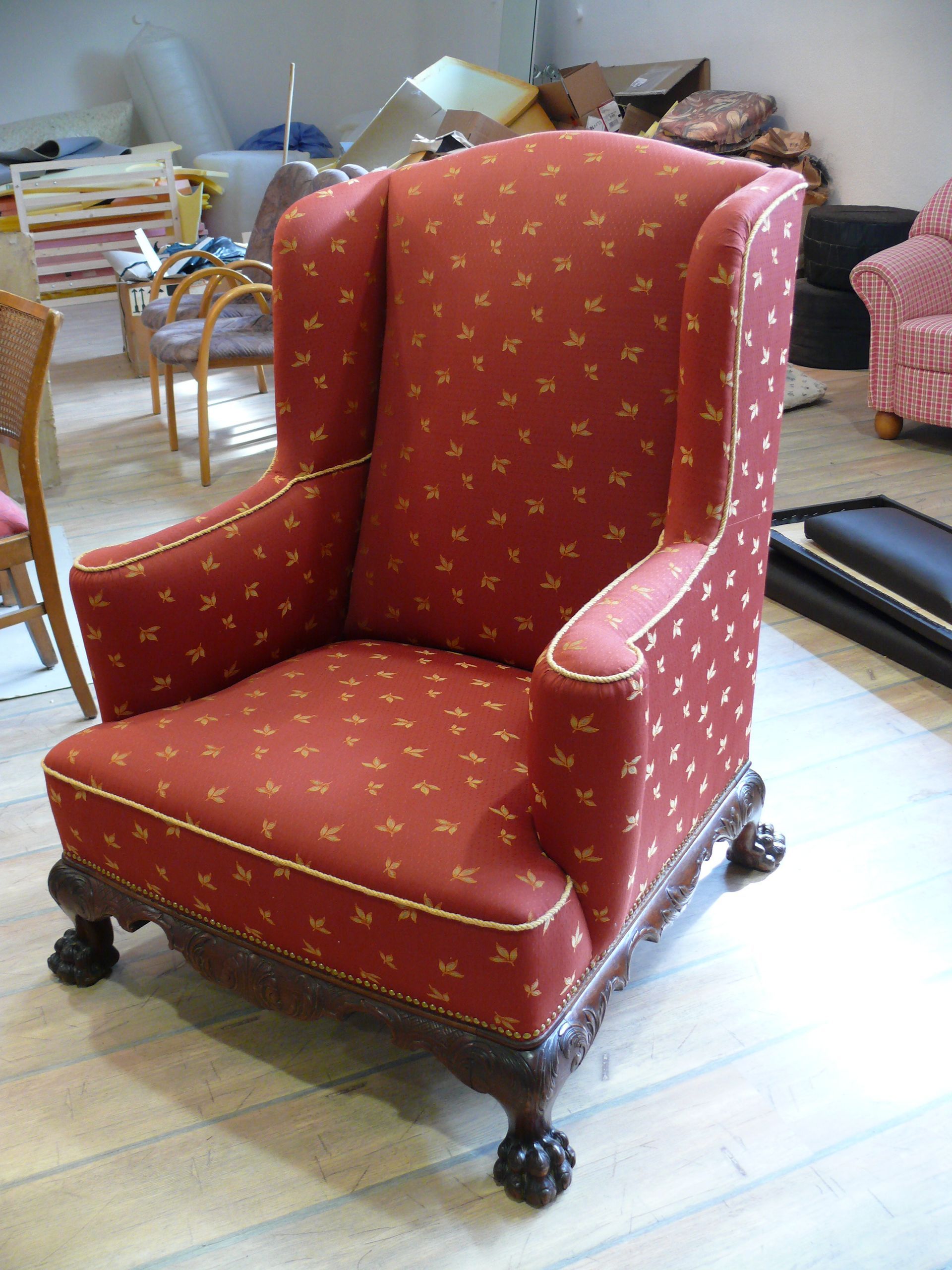 Sessel Floral Restauration