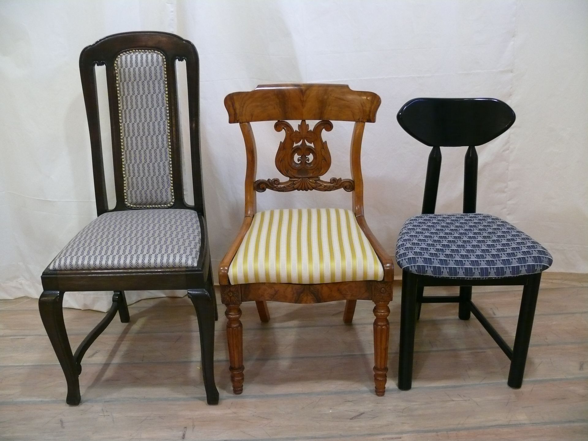 Stuhl gepolstert Restauration