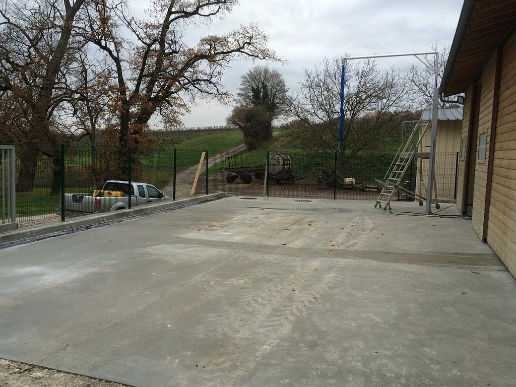 Aire de lavage phytosanitaire