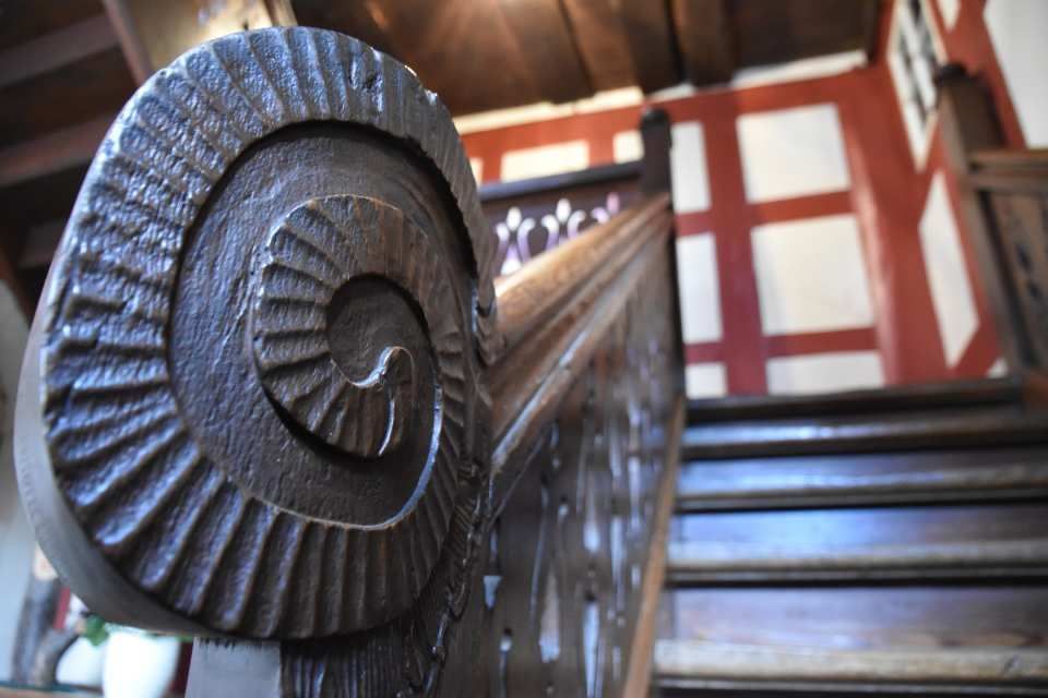 Treppenhaus vom Restaurant, Inh. Fisler