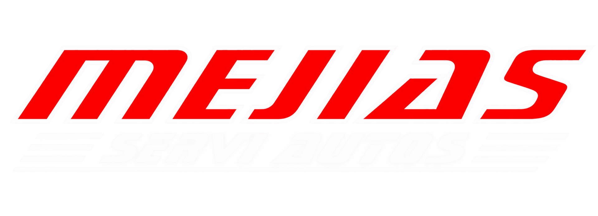 Logotipo &ldquo;MELIAS&rdquo; en cursiva roja sobre fondo blanco