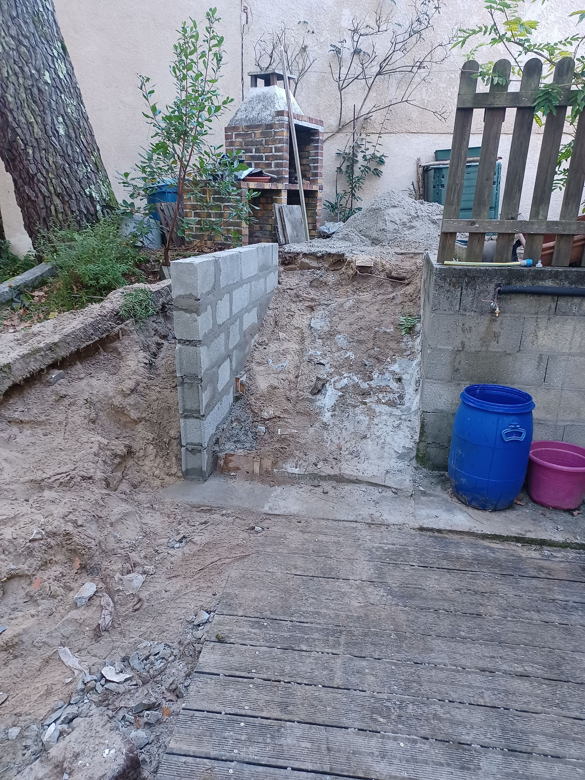 Création d'un escalier - avant