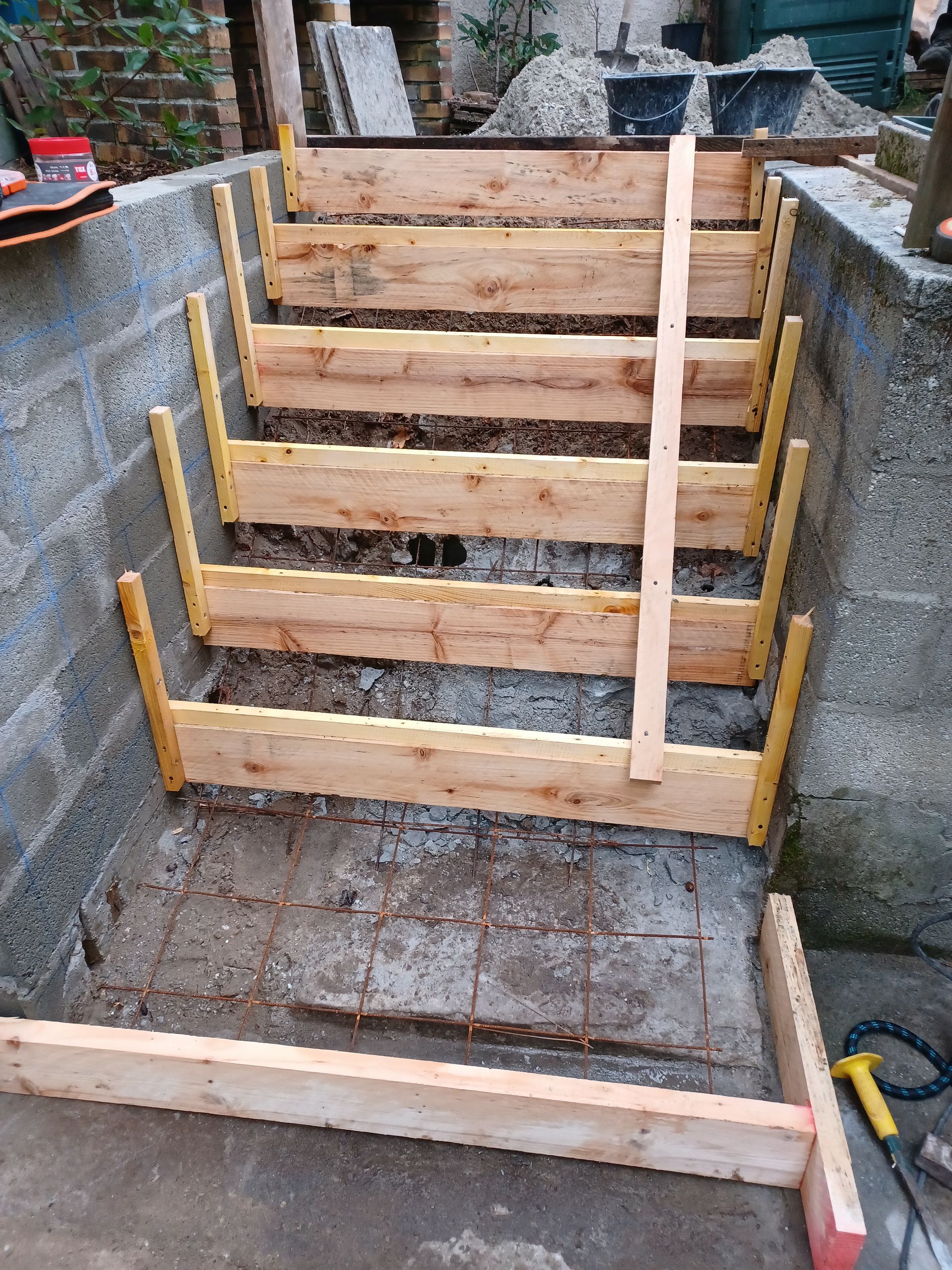 Création d'un escalier - pendant