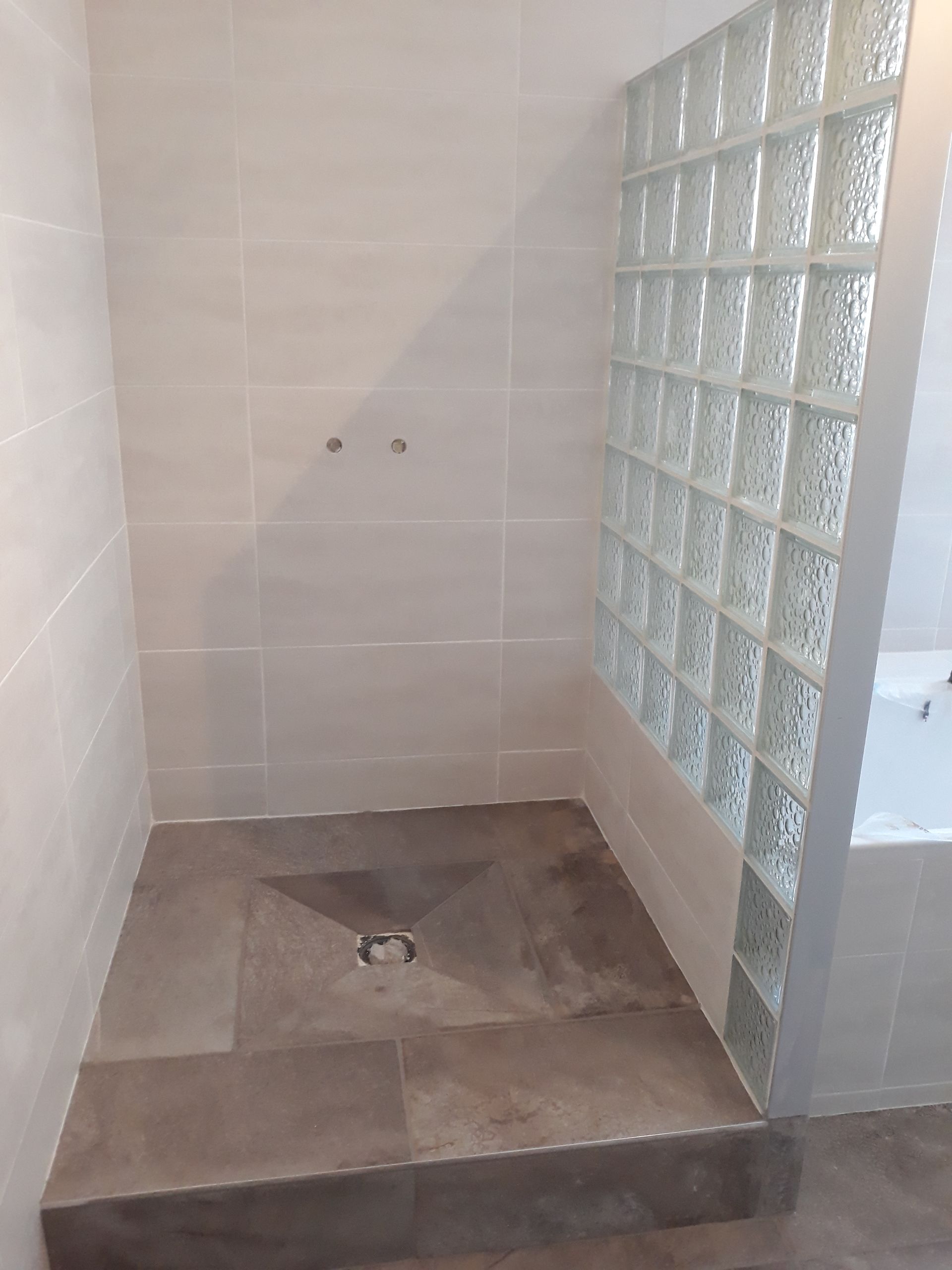 Création d'une douche