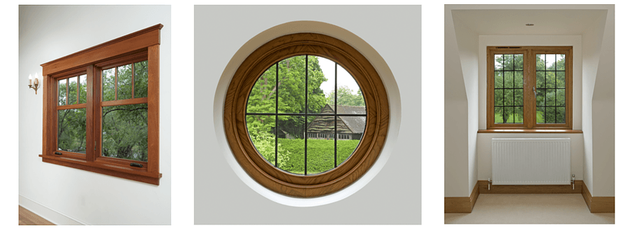 Trio de fenêtres en bois - pose de fenêtres à Dijon et Dole 