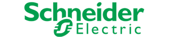 Le logo schneider electric est vert et blanc sur fond blanc.