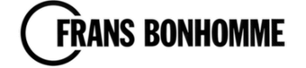 Un logo noir et blanc pour frans bonhomme