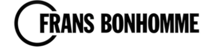 Un logo noir et blanc pour frans bonhomme