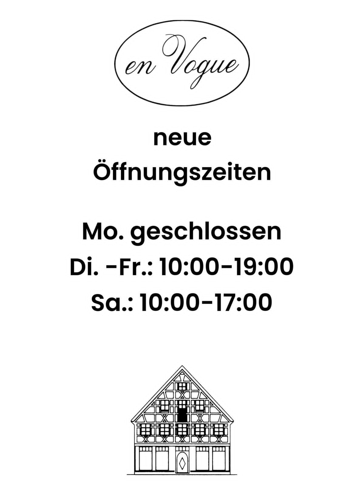 Öffnungszeiten Öffnungszeiten