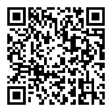 Schwarz-weißer QR-Code auf weißem Hintergrund