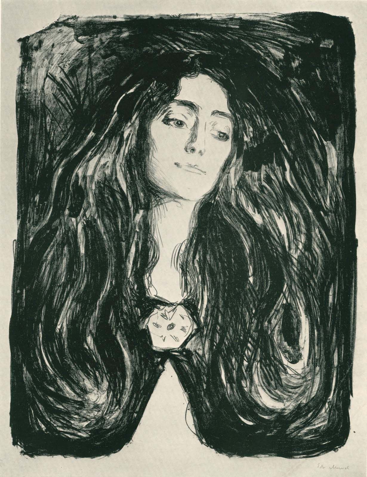 Edvard Munch (1863-1944), lithographie, 1903
