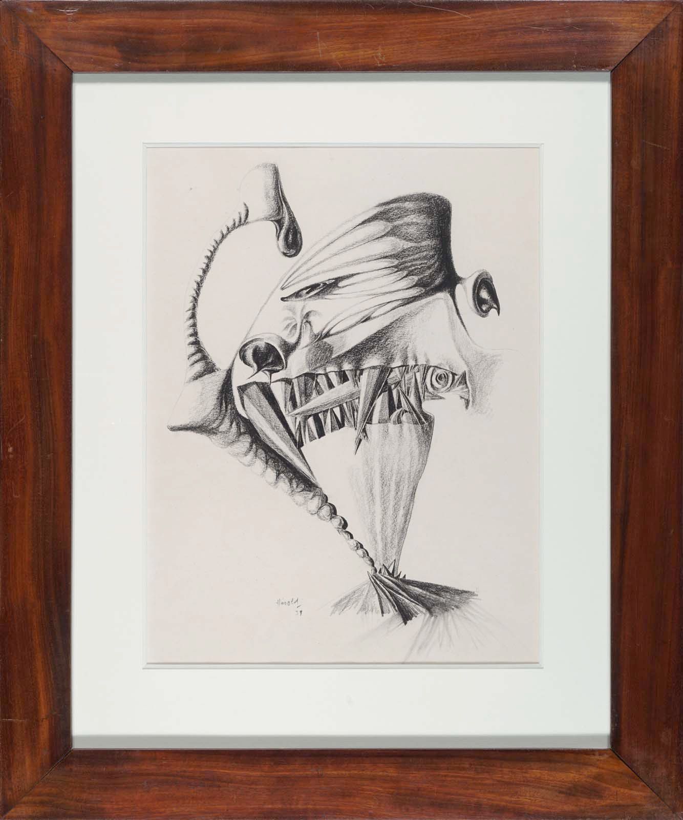 Jacques Hérold (1910-1987) Sans titre, 1939, crayon gras